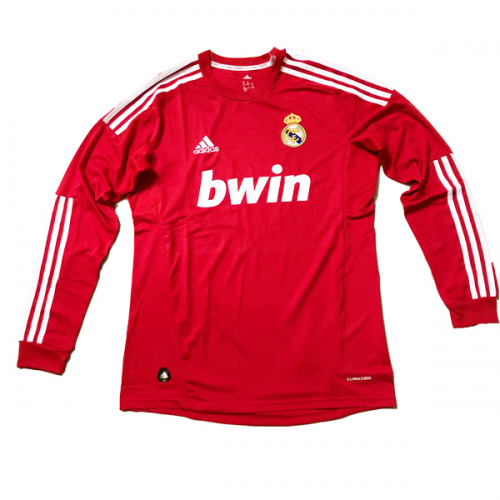 11-12 Real Madrid Retro Third Away Long Sleeve Soccer Jersey Shirt